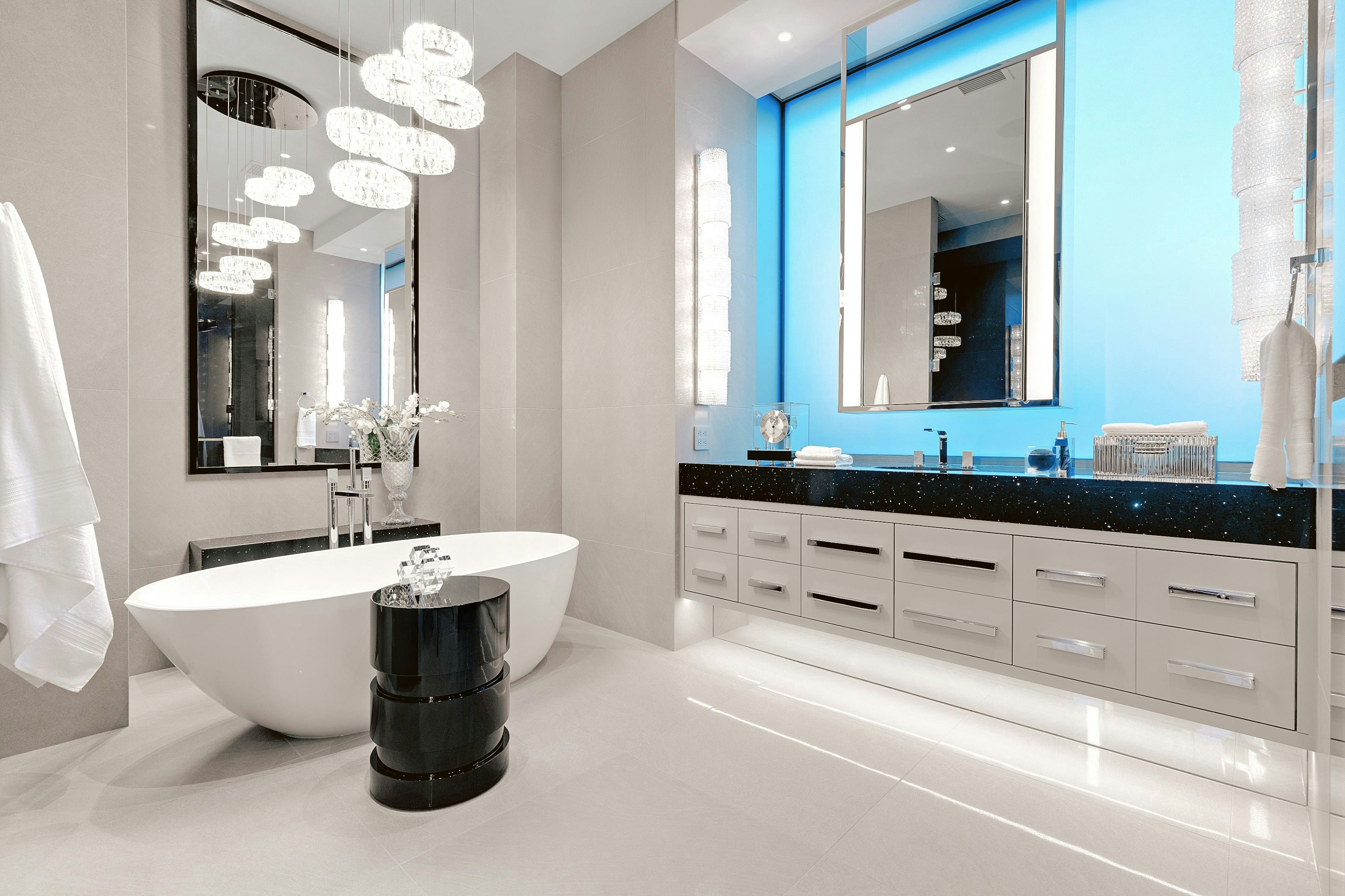 salle de bain réalisée par Bain & Eau Carrelage
