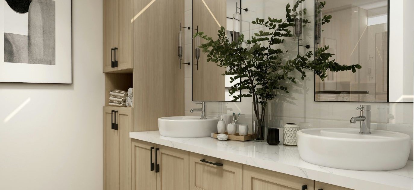 exemple 2 de salle de bain réalisée par Bain & eau carrelage